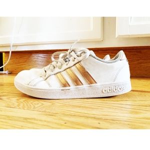 adidas neo baseline kid's shoes rose gold